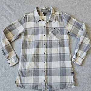 Patagonia Aspen Forest Tunic Shirt Size Large River Aura Dobby Pelican Size S